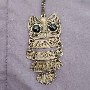 Owl Pendant Necklace